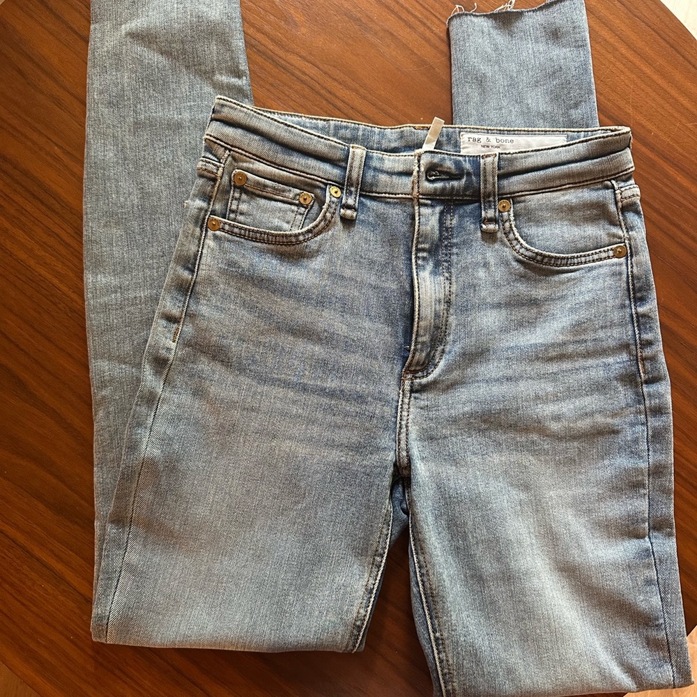 Rag & Bone Light Blue Skinny Jeans